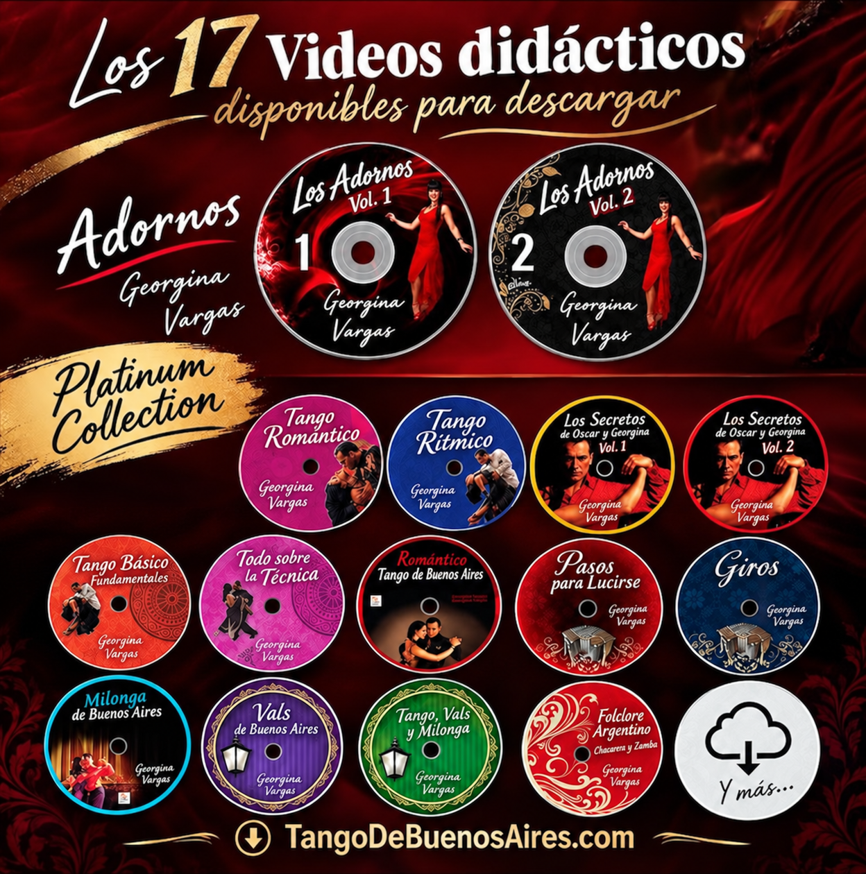 Los 17 Videos Didácticos de Georgina Vargas y Oscar Mandagaran, disponibles para descargar